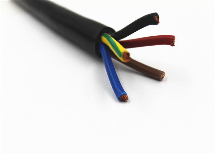 Black Copper Flexible Cable 5 Core Flex Cable BC CCA Material